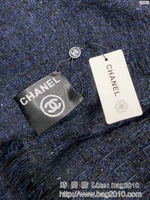 CHANEL香奈兒 2018海外專櫃最新款羊絨圍巾 CH062 LLWJ6057